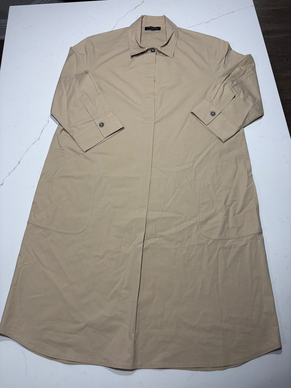 ANTONELLI FIRENZE Midi Dress M Brown Made in Italy